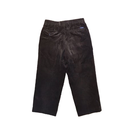 【USED】BURBERRY LONDON CORDUROY CROPPED PANTS