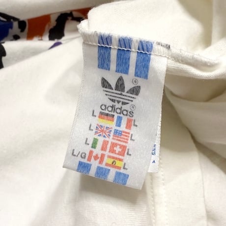 【USED】80's adidas ATP Tour Graphic T-shirt