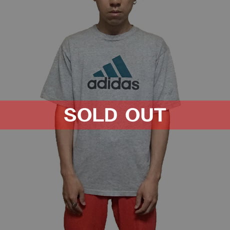 【USED】90'S ADIDAS 3STRIPS LOGO  T-SHIRT