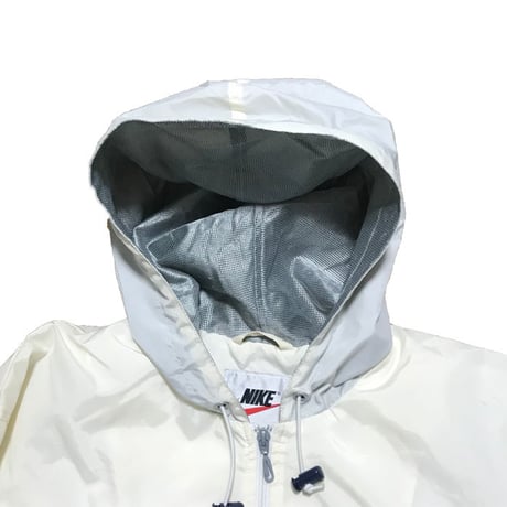 【USED】90'S NIKE NYLON ANOLAK OFF WHITE
