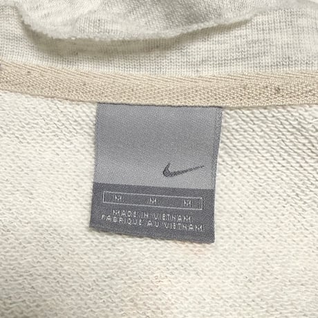 【USED】00's NIKE "One Faith" Cosmic Mountain Sweatshirt with Fade & Damaged Rib