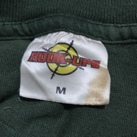 【USED】90'S  HOOK UPS T-SHIRT