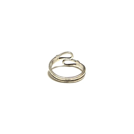 【USED】Vintage Knot Design Silver Ring
