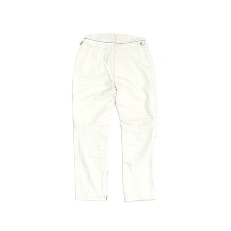 【DEAD STOCK】HELMUT LANG 1998 AW WHITE MOLESKIN ASTRO BIKER PANTS