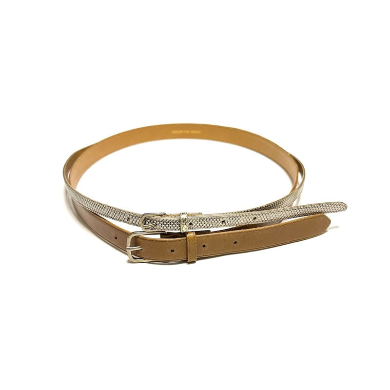 ベルト DRIES VAN NOTEN Dries Van Notenのバーガンディ スパンコール ベルトがセール中