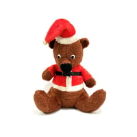 【USED】80'S PARISI CREATIONS CHRISTMAS BEAR STUFFED TOY