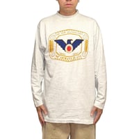 【USED】90's ARMANI JEANS "The New Jeaneration" Mock Neck L/S T-shirt