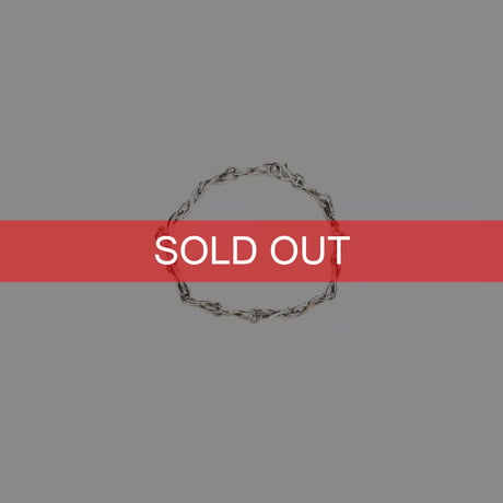 【USED】Vintage SILVER925 FIGURE 8 CHAIN BRACELET