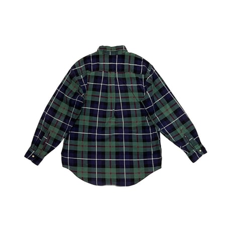 【USED】90's L.L.Bean CRDUROY PLAD B.D SHIRT