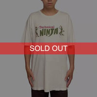 【USED】00's Technical NINJA “mad” Graphic T-shirt