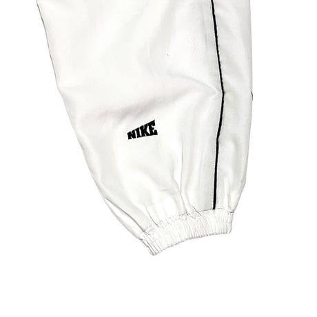 【DEAD STOCK】90's BOOTLEG NIKE COTTON TRACK PANTS WHITE