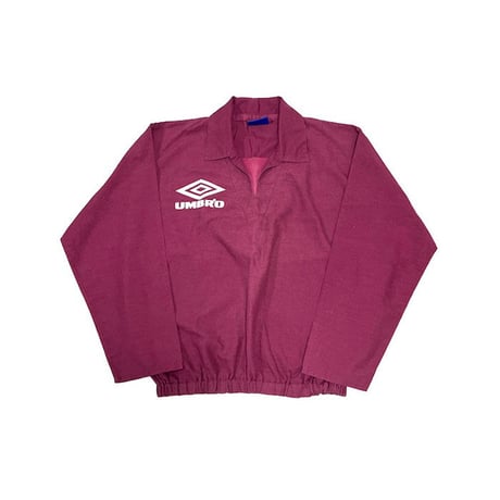 【USED】90'S OLD UMBRO DRILL TOP BURGUNDY