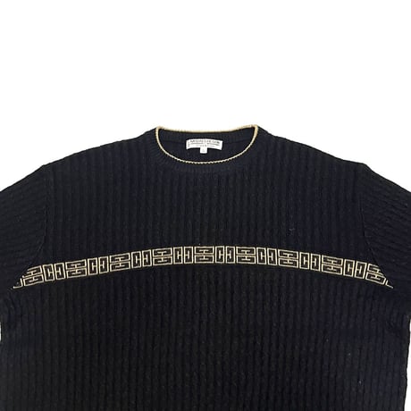 【USED】80's MONSIEUR by GIVENCHY KNIT L/S TOP