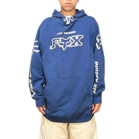 【USED】00'S FOX RACING PULLOVER HOODIE
