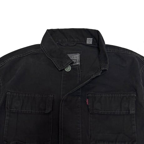 【USED】00's Levi's GARMENT DYED JACKET BLACK