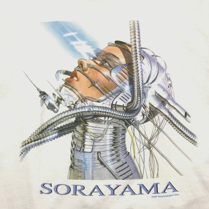 USED】90'S HAJIME SORAYAMA T-SHIRT USED】90'S HAJIME SORAYAMA T-SHIRT