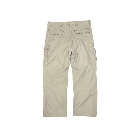 【USED】00's REPLAY European Tactical Cargo Pants Gray Beige