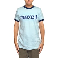 【USED】80's maxell × a&b sound Ringer T-shirt