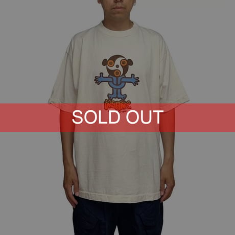 【USED】90's insane Look into my eyes T-SHIRT BEIGE