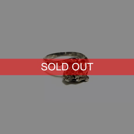【USED】Vintage 925 Silver Leopard Ring