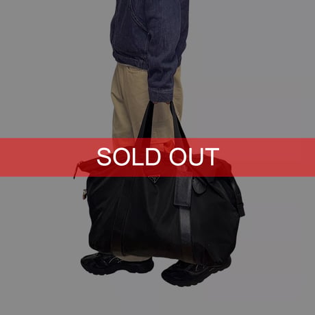 【USED】PRADA V49 Nylon Boston Bag