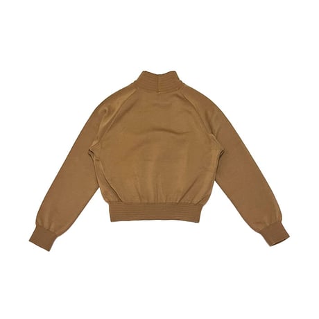 【USED】80'S ALAÏA HI-NECK CROPPED WOOL KNIT TOPS