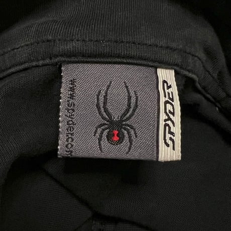 【USED】00's SPYDER HALF ZIP HI-NECK L/S TOP