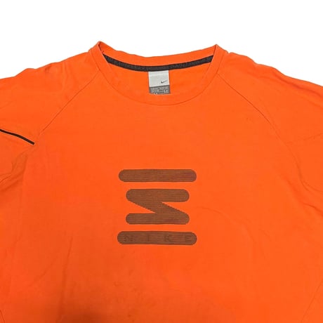 【USED】00's EURO NIKE SHOX TECHNICAL T-SHIRT ORANGE
