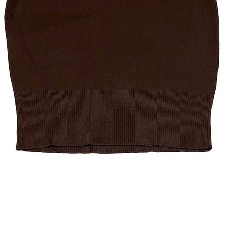 【USED】80'S Joseph A. KNIT VEST BROWN