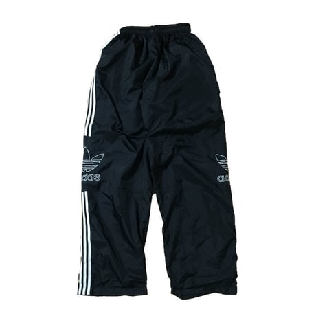 【USED】90'S ADIDAS BIG TREFOIL NYLON TROUSERS