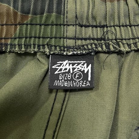 【USED】90'S BOOTLEG STUSSY CAMO SHORTS