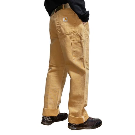 【USED】CARHARTT  DUCK DOUBLE-FRONT DUNGAREE PANTS