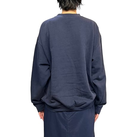 【USED】80'S adidas OLD SCHOOL TREFOIL EMBROIDERED SWEATSHIRT