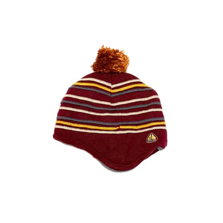 【USED】00's NIKE ACG EAR FLAP BORDER KNIT BEANIE