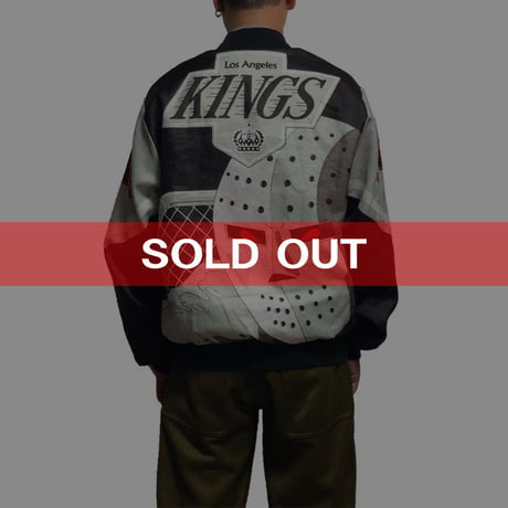 【USED】90'S CHALK LINE NHL LOS ANGELES KINGS BLOUSON