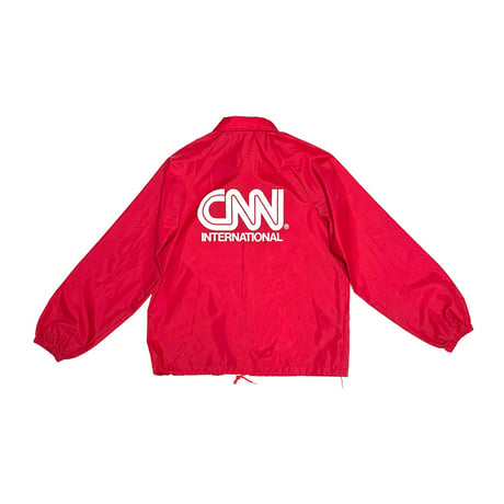 【USED】90's CNN International Coach Jacket Made in USA