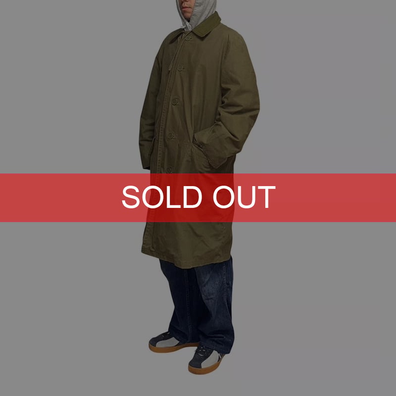 細身　HELMUT LANG 本人期 1997 ステンカラーコート USED】HELMUT LANG 1997 FIELD COAT BLACK | KONBINI