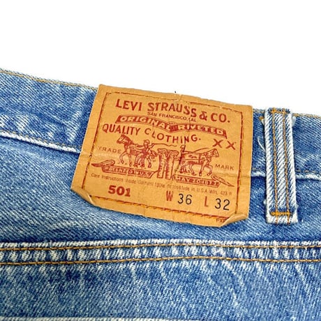 【USED】90'S LEVI'S 501 CUT-OFF JEANS MADE IN U.S.A.