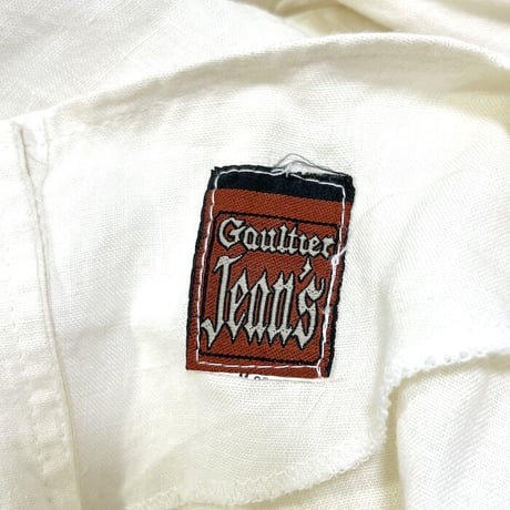 【USED】80's-90's GAULTIER JEAN'S PUFF SLEEVE LONG DRESS