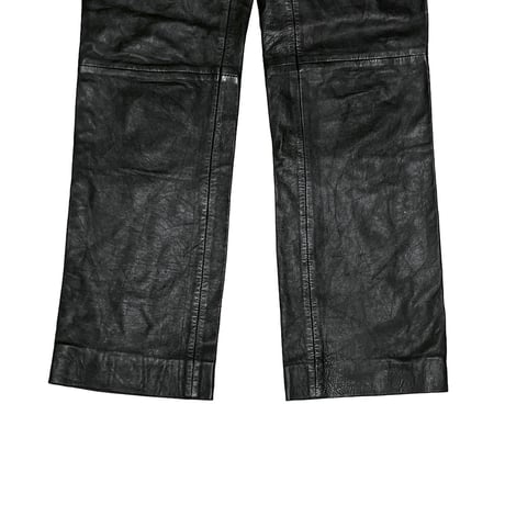 【USED】90's VERSACE JEANS COUTURE LEATHER PANTS