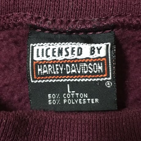 【USED】90'S HARLEY DAVIDSON SWEATSHIRT