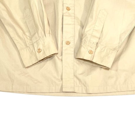 【DEAD STOCK】00'S STUSSY UTILITY POCKET SHIRT BEIGE