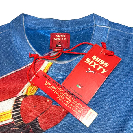 【DAED STOCK】00's MISS SIXTY All-Over Sublimation Cadillac Graphic Sleeveless Top
