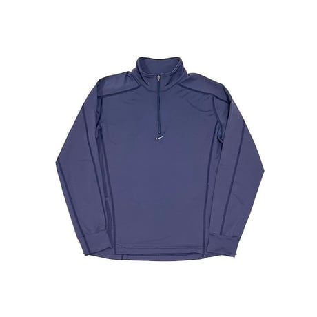 【USED】90'S-00'S NIKE HI-NECK HALF ZIP L/S TOP MADE IN U.S.A.