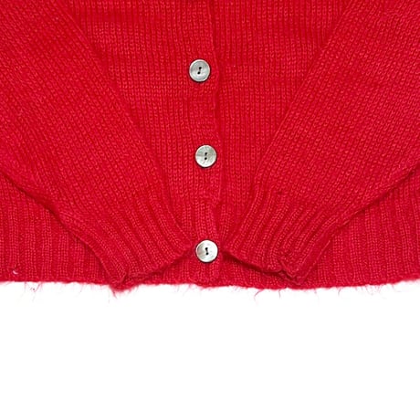 【USED】90's OLD GAP MOHAIR CARDIGAN RED
