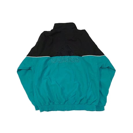 【USED】00'S ADIDAS PERFORMANCE LOGO JACKET EMERALD GREEN