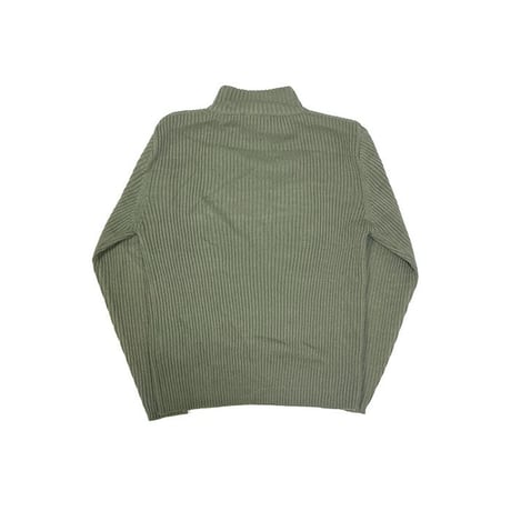 【USED】00'S UMBRO HI-NECK RIB KNIT SWEATER
