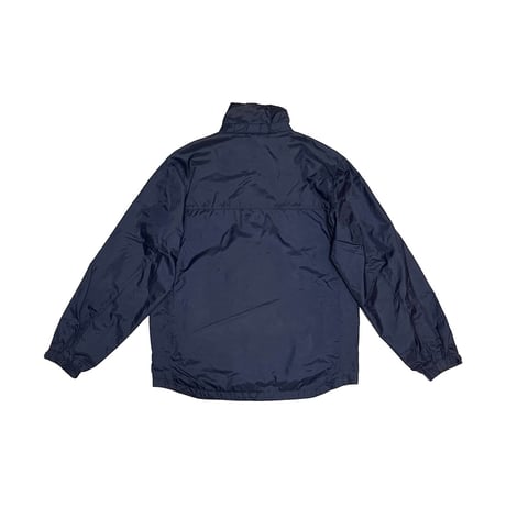 【USED】00's EURO NIKE CLIMA-FIT Lined Shell Jacket Navy × Safety Orange