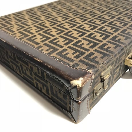 【USED】60'S-70'S FENDI ZUCCA PATTERN BRIEF CASE