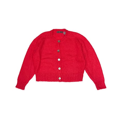 【USED】90's OLD GAP MOHAIR CARDIGAN RED